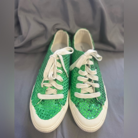 NWOT Sparkly Low Tops - Picture 1 of 7
